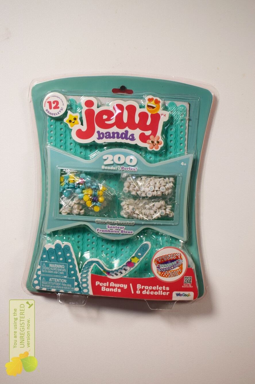 WeCool Jelly Bands Bracelet Kit, Blue